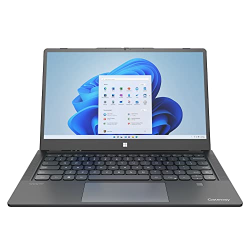 Gateway 14.1' Ultra Slim Notebook, FHD Touchscreen, Intel Core i7-1255U, 8GB RAM, 512GB SSD, Fingerprint Scanner, Tuned by THX Audio, 2MP Camera, HDMI, Windows 11, Black