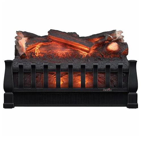 Duraflame 20' Electric Fireplace Log Set Insert and Fire Crackler Combo with Infrared Quartz Set Heater and Realistic Ember Bed and Logs - DFI021ARU-CSFC