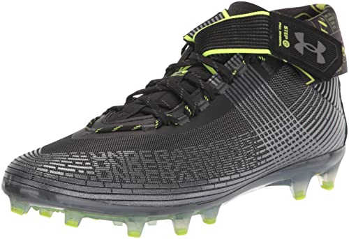 Under Armour mens Highlight Mc Football Shoe, Black/Jet Gray/Black, 11 US