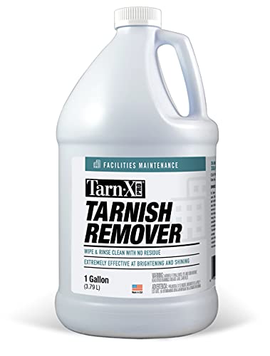 Tarn-X PRO Metal and Silver Tarnish Remover, For Use on Sterling Silver, Silver Plate, Platinum, Copper, Gold, Diamonds - 1 Gallon Bottle