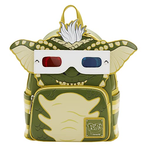POP by LOUNGEFLY Gremlins Stripe Cosplay Mini Backpack with Removeable 3D Glasses