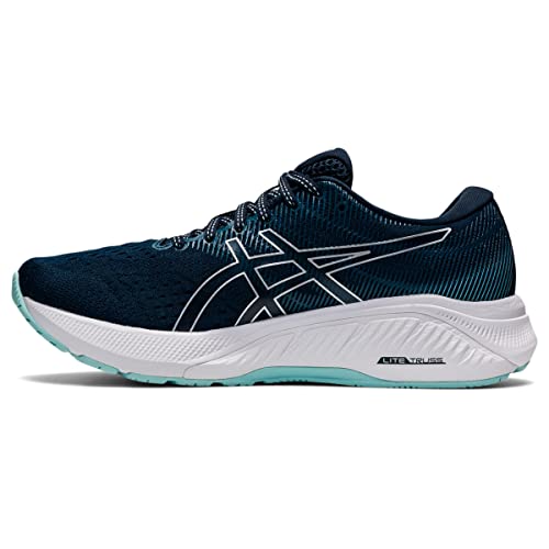 ASICS Women's GT-4000 3 Running Shoes, 8.5, French Blue/Pure Silver