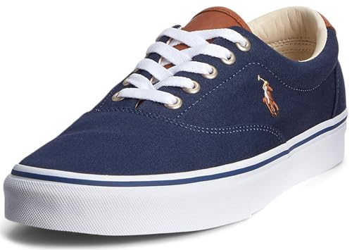 Polo Ralph Lauren Men's Keaton Sneaker, Newport Navy, 10