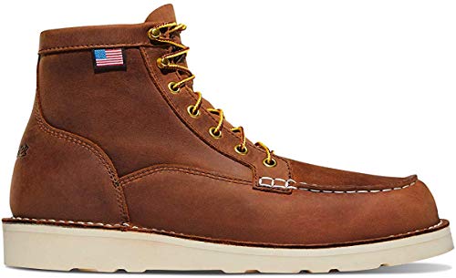 Danner Men's 15573 Bull Run Moc Toe 6' Work Boot, Tobacco - 11 D