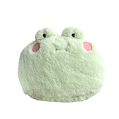 DXDE4U Frog Plush Pillow, Adorable Frog Stuffed Animal (15 * 14 inch), Home Cushion Decoration Plush Hugging Pillow Frog Toy Birthday Xmas Travel Gift for Kids Adults Girls Boys 