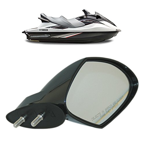 Motobiker Compatible with Yamaha WaveRunner VX Mirror Right Hand Side RH Black VX110 Deluxe Sport Cruiser F1S-U596C-10-00