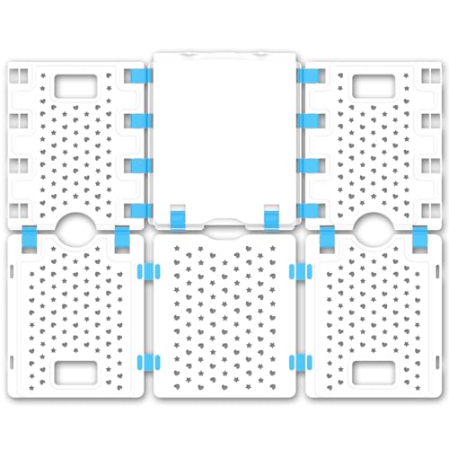 BoxLegend V4 Shirt Folding Board Enlarged and Widened Shirt Folder Folding Adults Laundry Tool Clothes Folder Laundry folders Folding Boards for tshirt, Sweater, Pants, Dresses, White