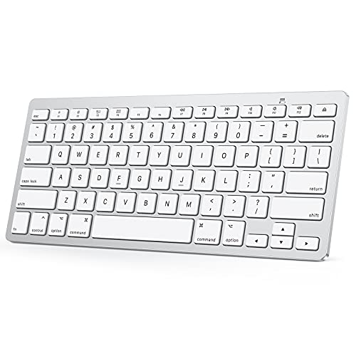OMOTON Bluetooth Keyboard for Mac, Compact Wireless Keyboard Compatible with MacBook Pro/Air, iMac, iMac Pro, Mac Mini, Mac Pro Laptop and PC