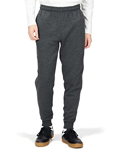 Amazon Essentials Men's Fleece Jogger Pant, Charcoal, Large