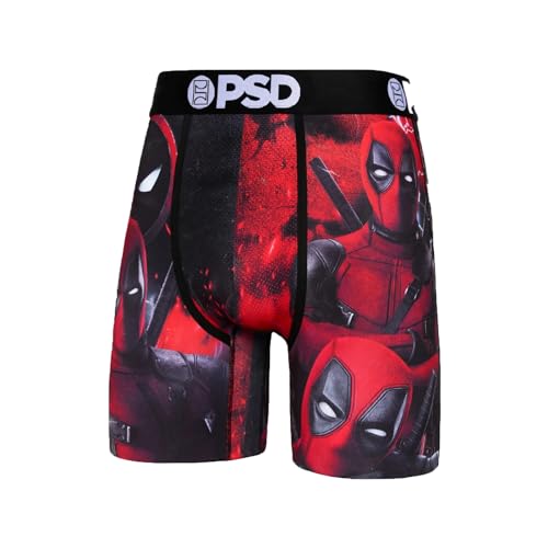 PSD Men's Deadpool Boxer Briefs, Multi, XL