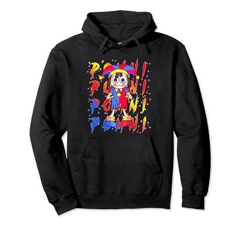 Pomni Characters Digital Circus Funny Pullover Hoodie