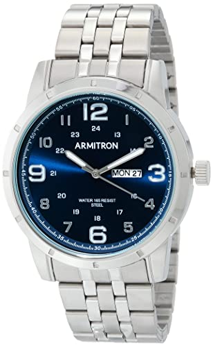 Armitron Adventure Men's Easy to Read Day/Date Function Bracelet Watch, 20/5398