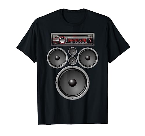 CAR STEREO SPEAKERS SYSTEM AUDIO HALLOWEEN COSTUME T-Shirt