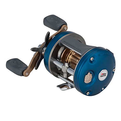 Abu Garcia Ambassadeur C4 Conventional Reel, Size 6600 (1292716), 4 Stainless Steel Ball Bearings + 1 Roller Bearing, Carbon Fiber Star Drag, Max of 15lb | 6.8kg