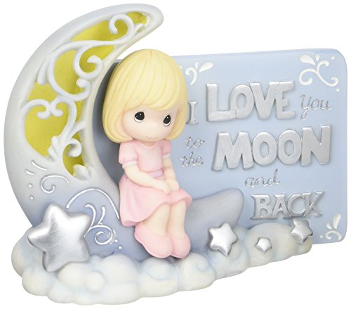 Precious Moments I Love You To The Moon & Back Led Light Resin Figurine 163408
