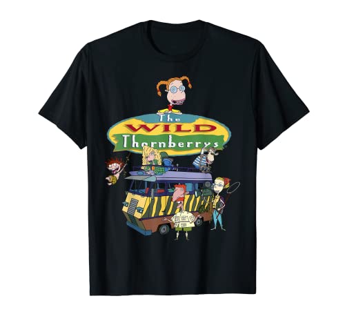 The Wild Thornberrys Family Van Group Title Logo T-Shirt
