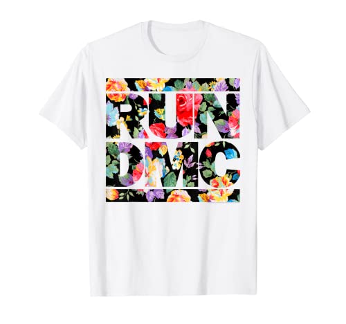 Run DMC Official Floral Logo T-Shirt