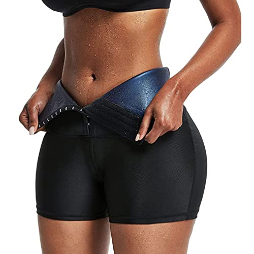 RICH BRIA Sauna Shaper Pants Shorts Legging for Women Weight Loss High Waist Sweat Waist Trainer Pants Workout Slimming