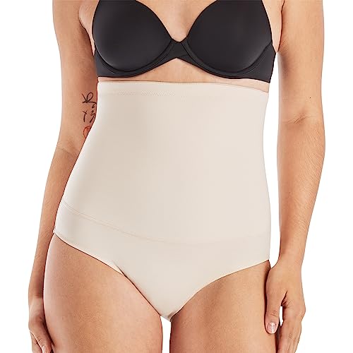 Maidenform Women’s Firm Control High Waist Shapewear Fajas Brief FL1854, Latte Lift, Large