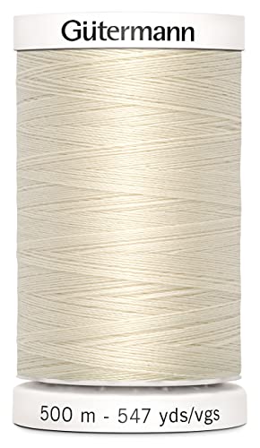 Gutermann Sew-All Thread 547yd, Eggshell
