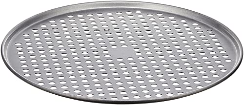 Cuisinart 14-Inch Pizza Pan, Chef's Classic Nonstick Bakeware, Silver, AMB-14PPP1