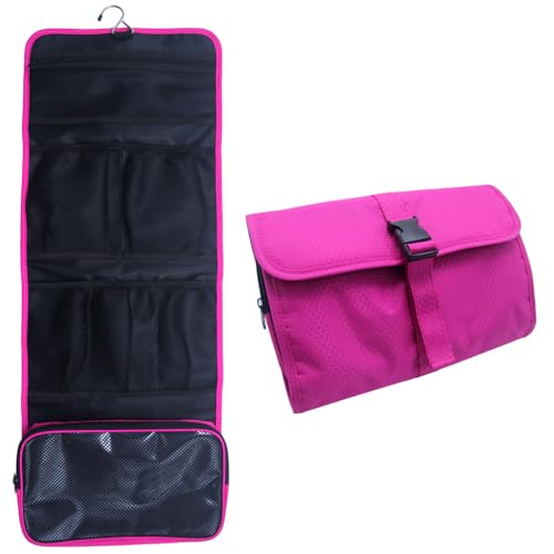 Relavel Travel Hanging Toiletry Bag for Women Men Large Capacity Makeup Bag Waterproof Cosmetic Storage Organizer Case for Bathroom Shower Small