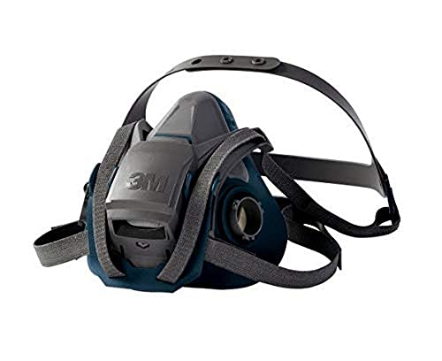 3M Rugged Comfort Quick Latch 6500 Half Mask, Without Filters