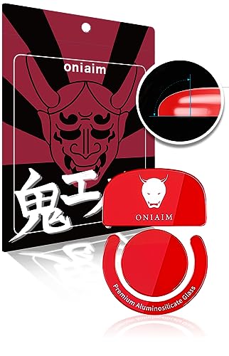 OniAim Ultra-Thin 0.55mm Glass Gaming Mouse Skates for Logitech G Pro X Superlight Mouse Feet - Exceptionally Smooth Glide with Rounded Edges with Alcohol Cleaner (Glass Red)