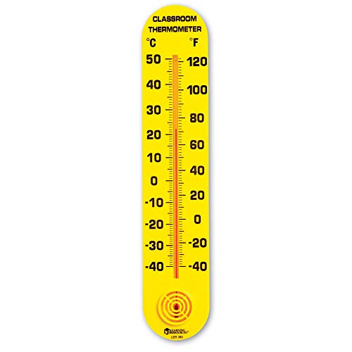 Learning Resources 0380 Classroom Thermometer 15H X 3W