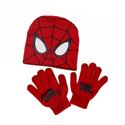 Boqiao Halloween Cosplay Winter Hat and Gloves set for boys and girls 3-12 Years Old