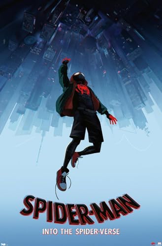 Trends International Marvel Spider-Man - Into The Spider-Verse - Falling Wall Poster, 22.375' x 34', Unframed Version