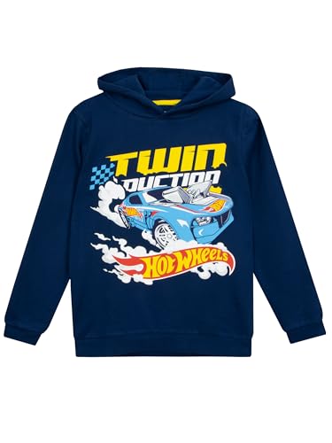 Hot Wheels Hoodie | Race Car Boys Hoodie | 100% Cotton Hoodies for Boys | Blue | 7