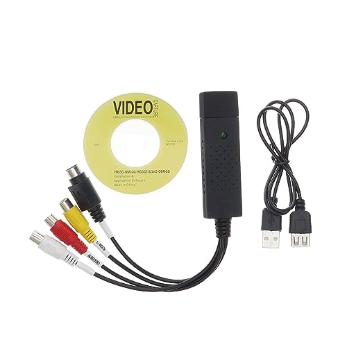Micro Traders Easycap USB 2.0 Adapter TV Video Audio VHS to DVD Converter Capture Card Adaptor