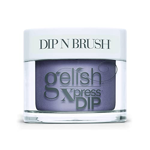 Gelish Fall Powder Dip Nail Collection: Plaid Reputation (It's All About The Twill) Purple Nail Dip Powder, Purple Nail Powder, Dip Powder Colors, 1.5 ounce