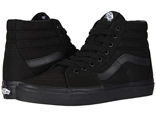 Vans SK8-HI Black-Black,Size 10 M US Women / 8.5 M US Men