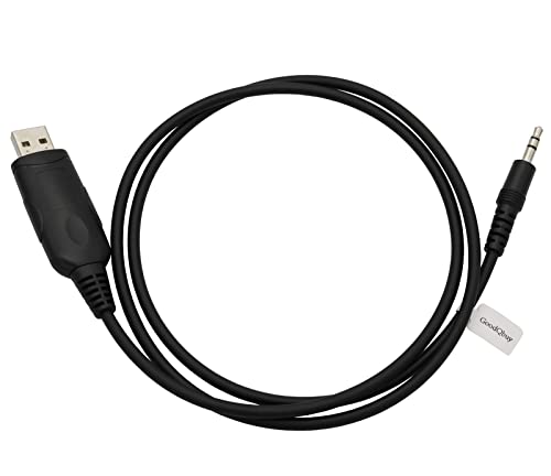 GoodQbuy USB Programming Cable for Icom Radios IC-2730 IC-2730A IC-F3 IC-F3S IC-F3GS IC-F3GT IC-F4 IC-F4S IC-F21 IC-F26 1-pin