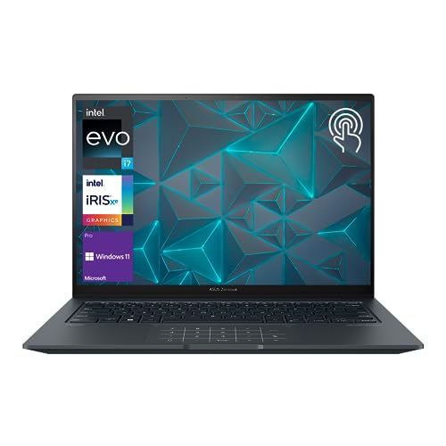 ASUS Zenbook 14X OLED Laptop, 14.5' WQXGA Touchscreen, 13th Gen Intel Core i7-13700H, 16GB RAM, 1TB PCIe SSD, Webcam, Thunderbolts, HDMI, Wi-Fi 6, Windows 11 Pro, Gray