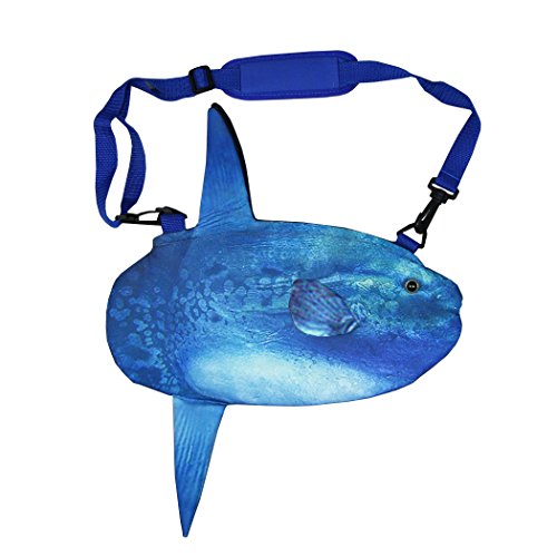 Pealra Ocean Sun Fish Bag, Blue, One Size