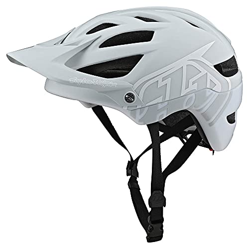 Troy Lee Designs A1 MIPS Helmet Classic Light Gray/White, M/L