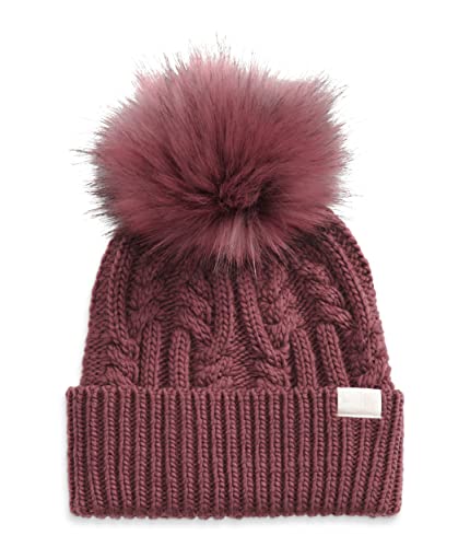 THE NORTH FACE Women's Oh Mega Fur Pom Beanie, Wild Ginger, One Size