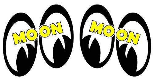 Moon Eyes Pair Right & Left Sticker