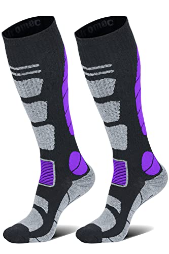 Ski Socks Merino Wool Thermal Knee High Winter Snowboard Sport Socks Men Women, Hunting