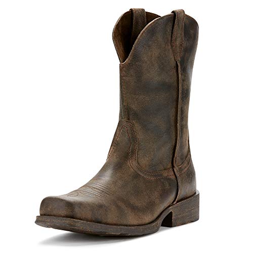 Ariat Men's Rambler Western Boot, Antiqued Grey, 12