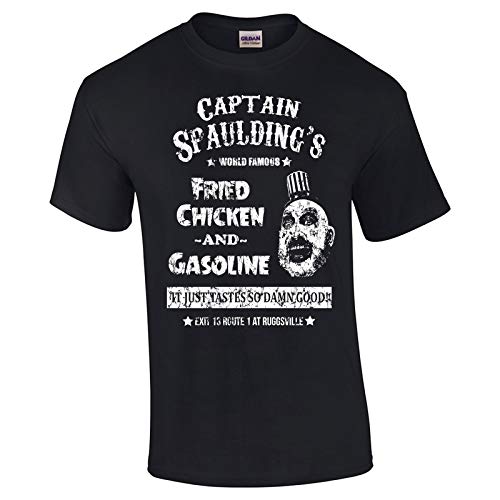 Swaffy Tees 560 Captain Spaulding Funny Men’s T Shirt Black