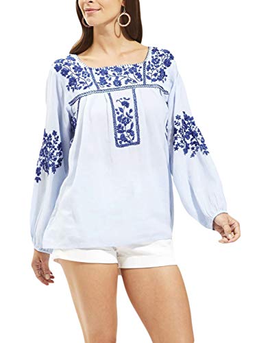 Roberta Roller Rabbit Women's Arbor Top Large Blue