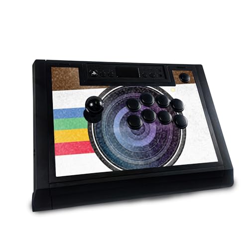 Glossy Glitter Gaming Skin Compatible with Hori Fighting Stick Alpha (PS5, PS4, PC) - Vintage Polaroid - 3M Vinyl Protective Wrap Decal Cover - Easy to Apply | Crafted in The USA by MightySkins