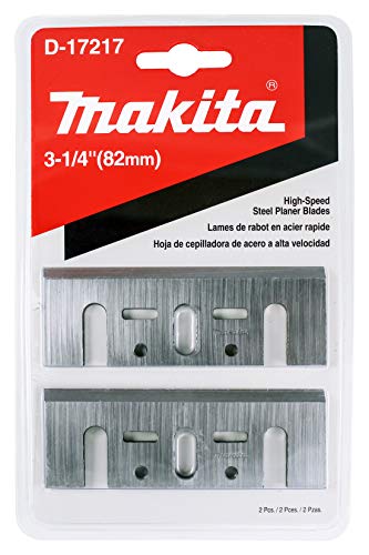 Makita 2 Piece - 3.25' HSS Planer Blades for 3.25' Planers - Fast Cutting for Hard Wood
