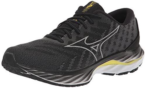 Mizuno Men's Wave Inspire 19 Running Shoe, Black/Nimbus Cloud, 10.5