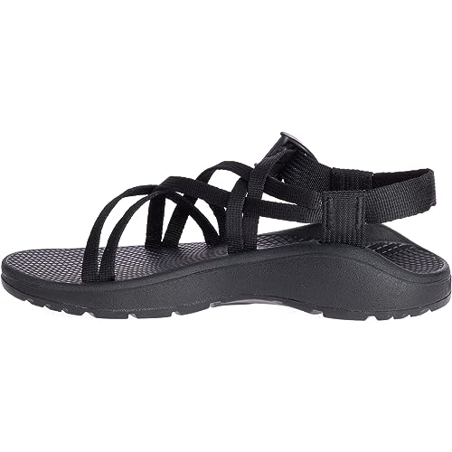 Chaco ZX/1 Dual Strap Cloud Sandal Women Solid Black