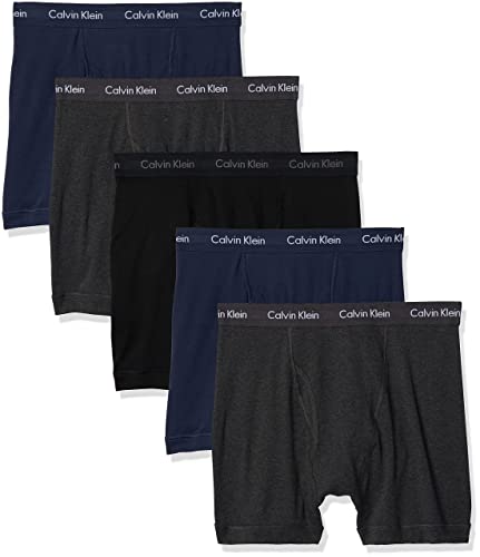 Calvin Klein Men's Cotton Classics 5-Pack Boxer Brief, X-Large